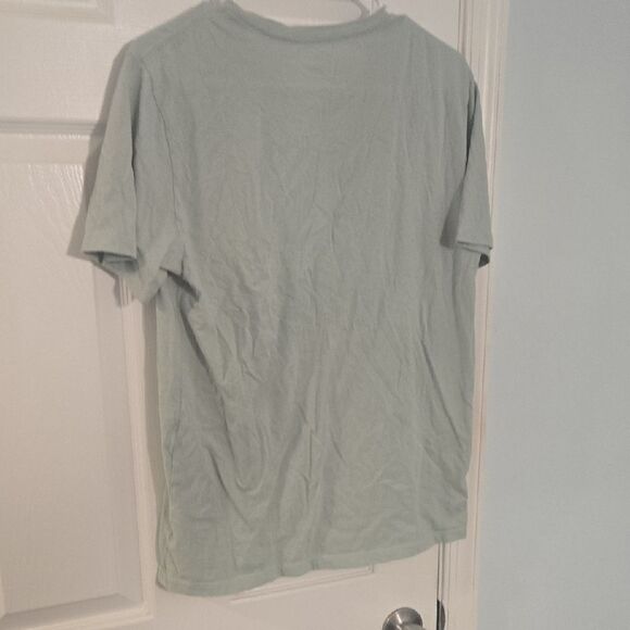 Old Navy Green and Yellow Short Sleeve Tee with Graphic Design - Picture 4 of 4